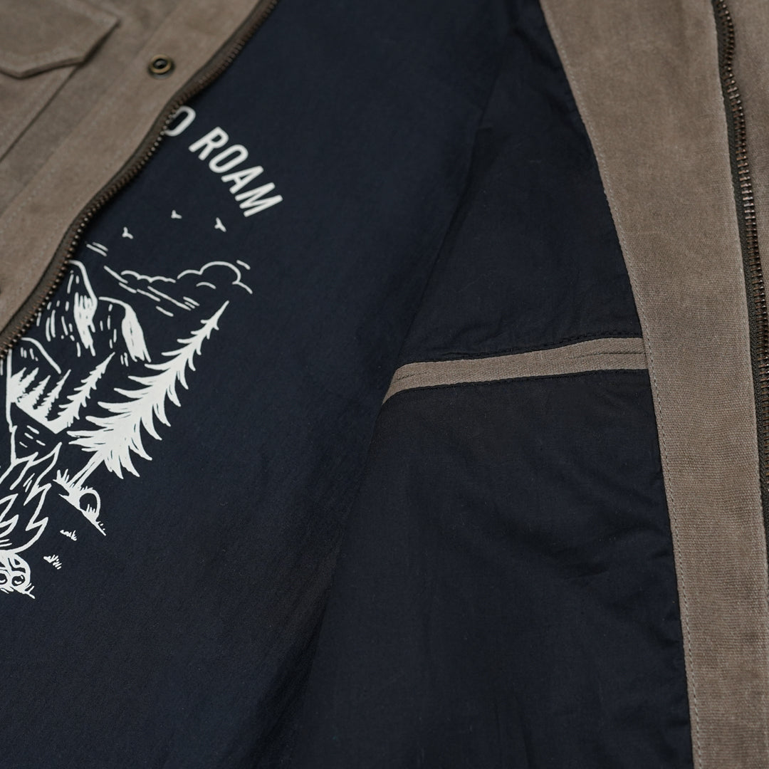 Cabin Jacket Field Tan 12 Oz Hard Waxed Canvas – Craft & Glory