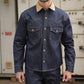 Western Over shirt Selvedge Blue Blood