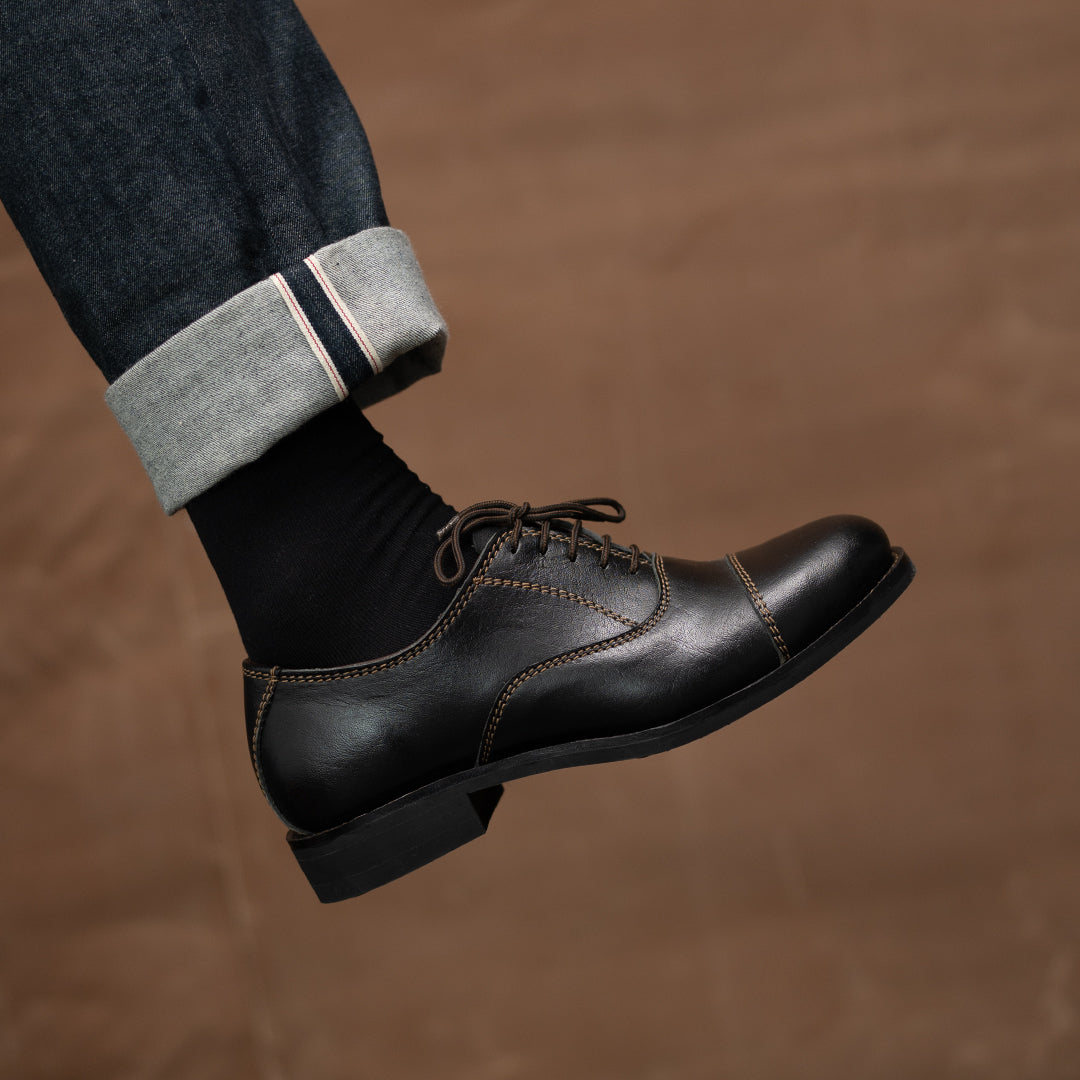 Duty Shoe (Raven Black) Goodyear Welted