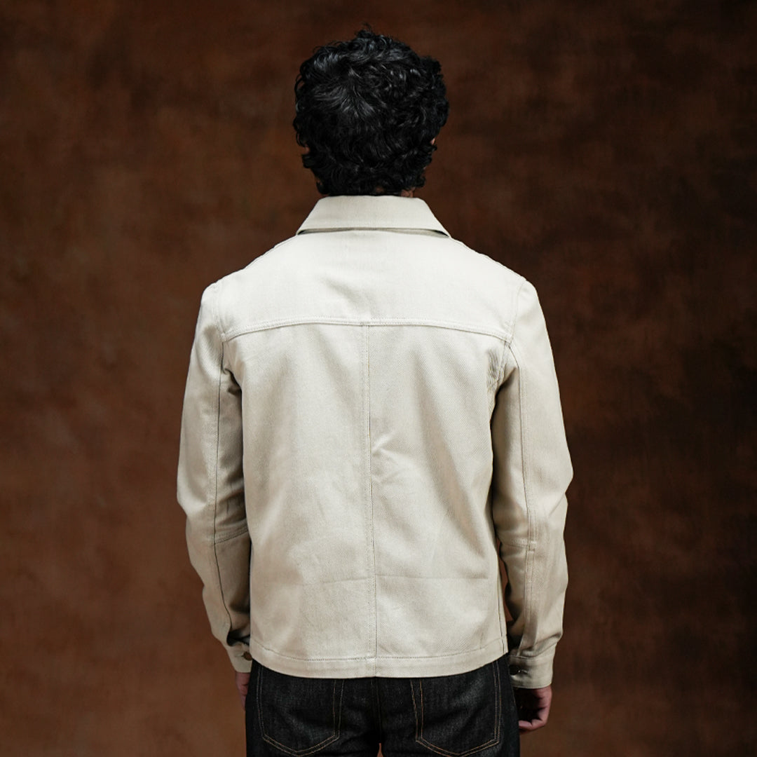 Chore Jacket Arctic Wolf 12 Oz Cotton Twill – Craft & Glory