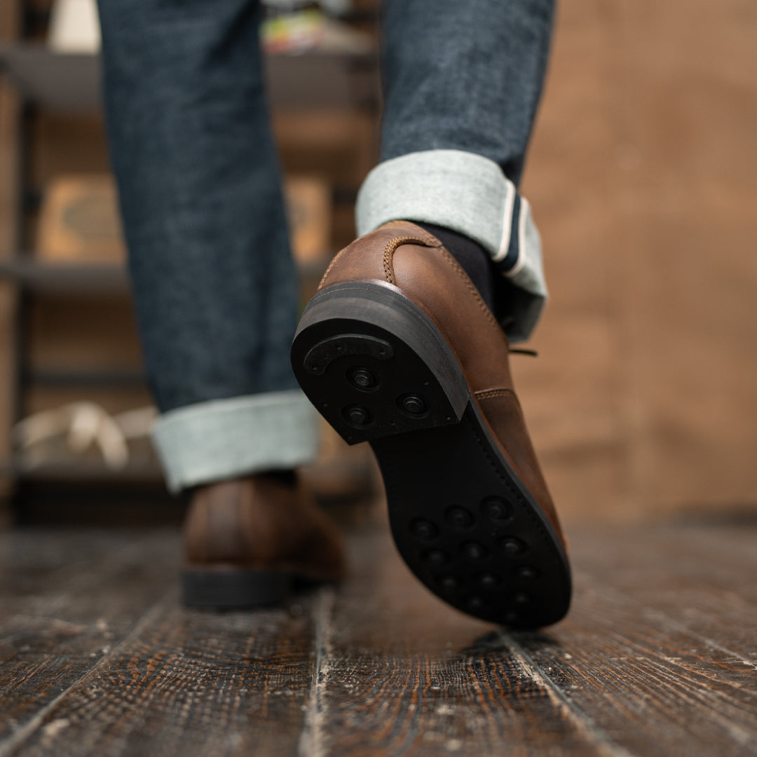Duty Shoe (Vintage Brown) Goodyear Welted
