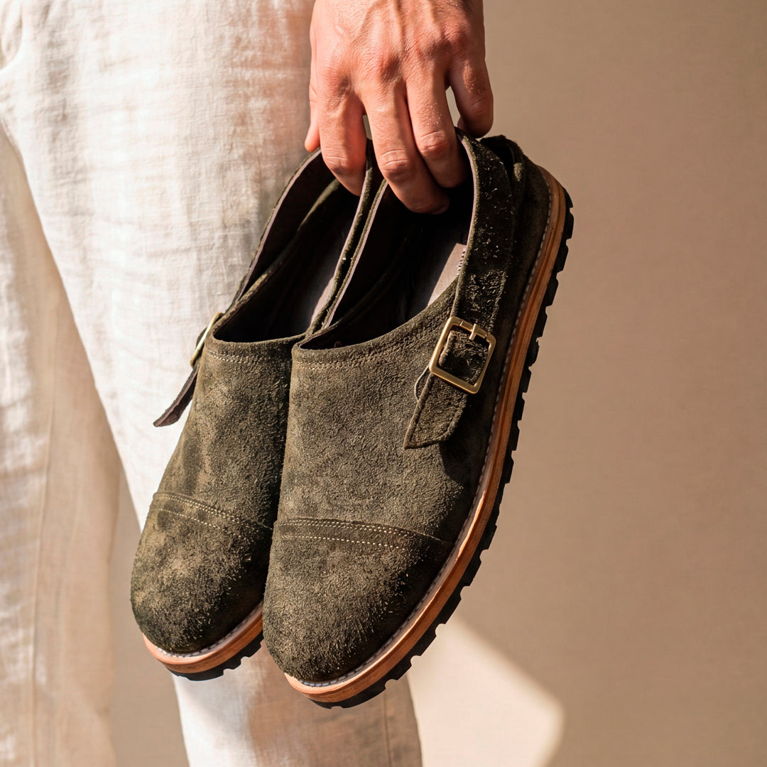 Ranger Slides (Grizzly Green) Goodyear Welted