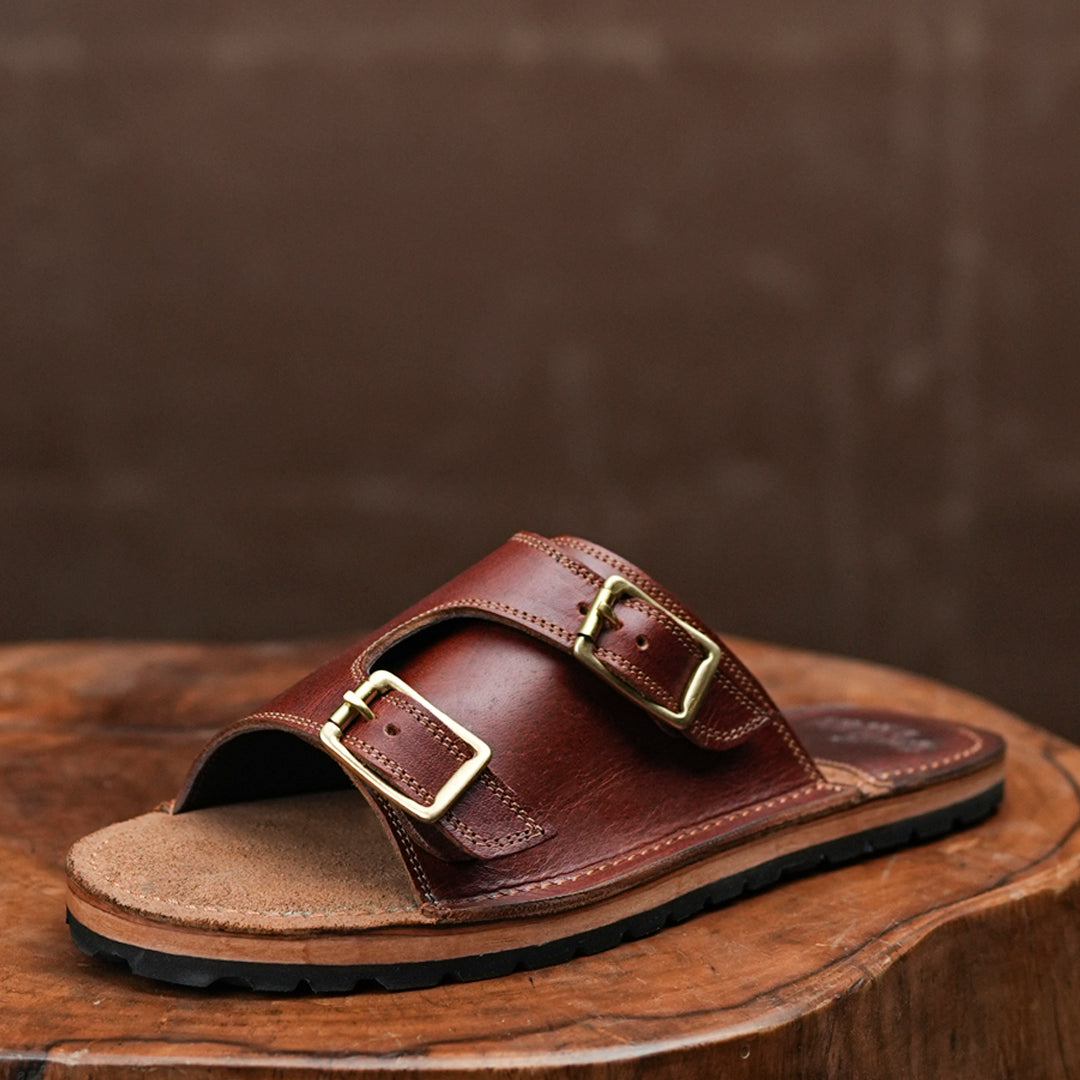 Atelier Slides (Saddle Tan)