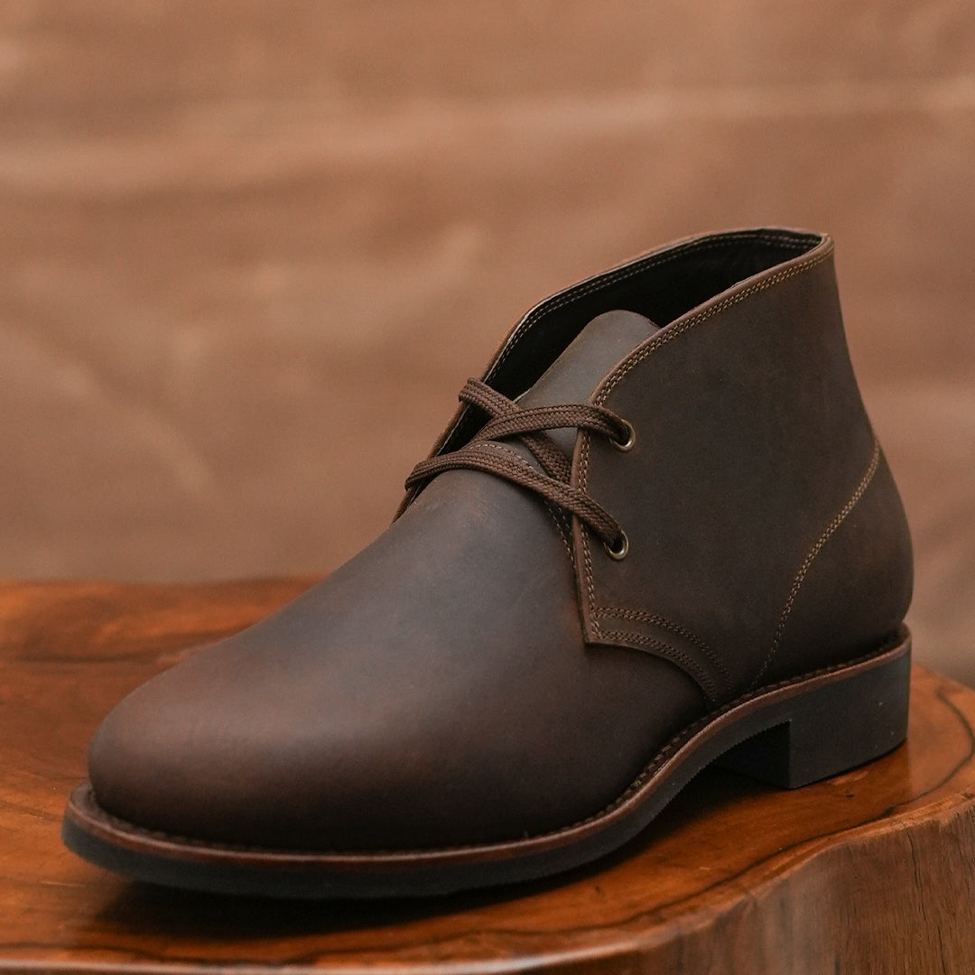 Hampton Desert Boot (Vintage Brown) Goodyear Welted