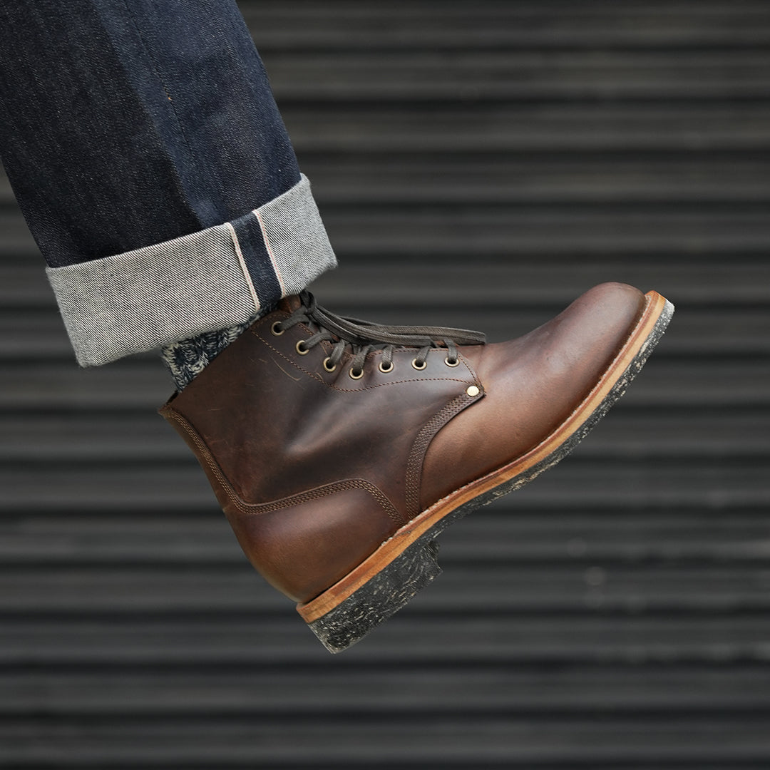 M-43 Boot 6" (Vintage Brown) Goodyear Welted