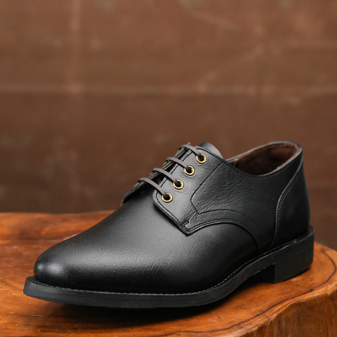 Craft Boondocker Shoes (Raven Black) Goodyear Welted
