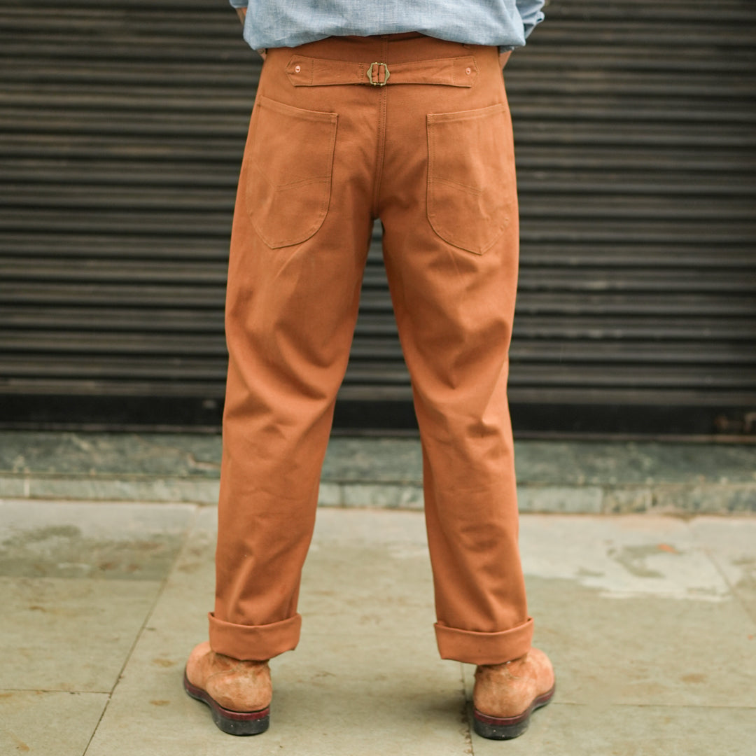 1930 Enginereeing Pants Duck Canvas Fox Brown