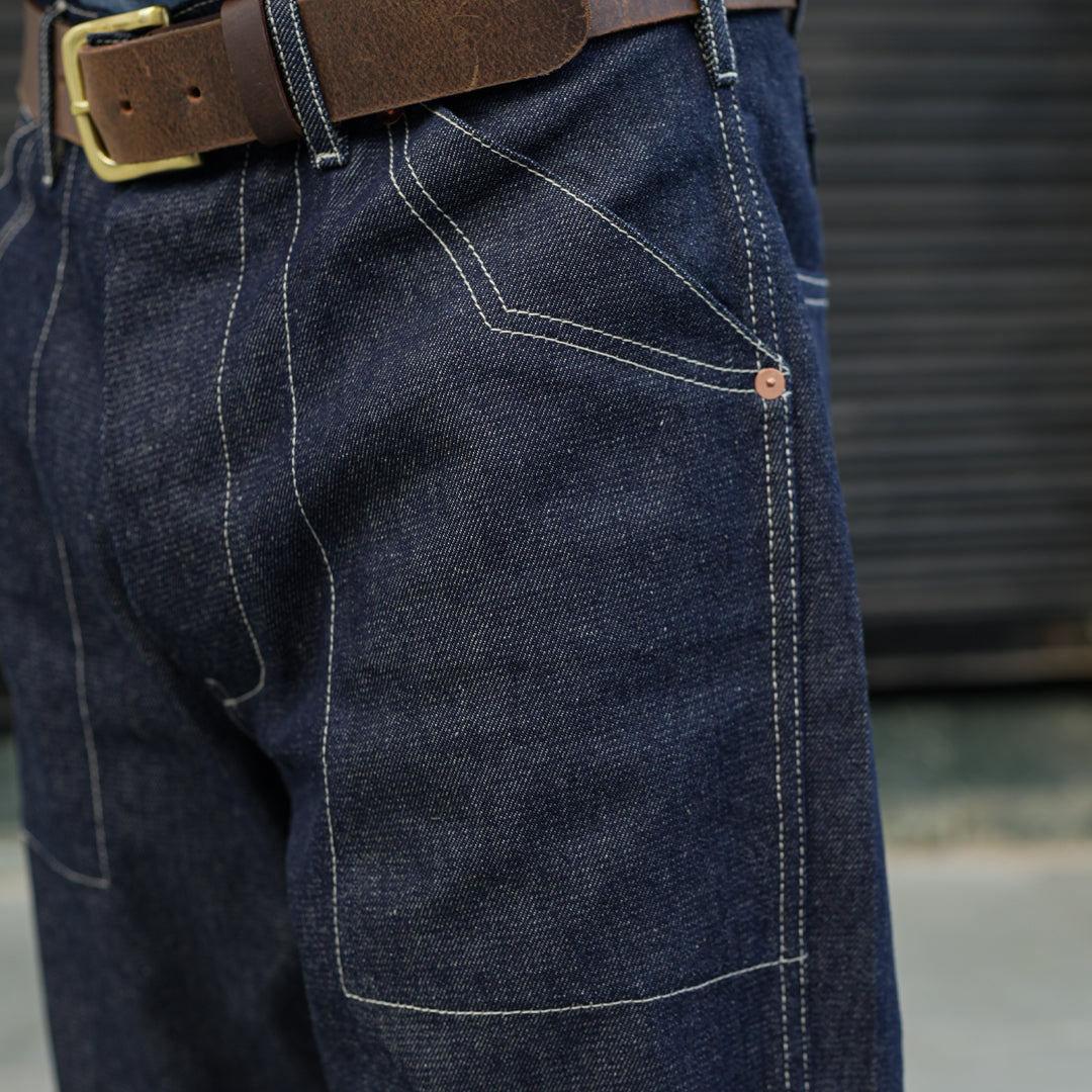1930 Enginereeing Pants Raw Denim Old Iron Blue