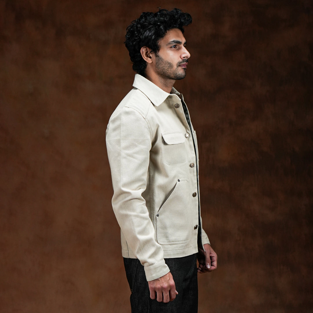 Chore Jacket Arctic Wolf 12 Oz Cotton Twill