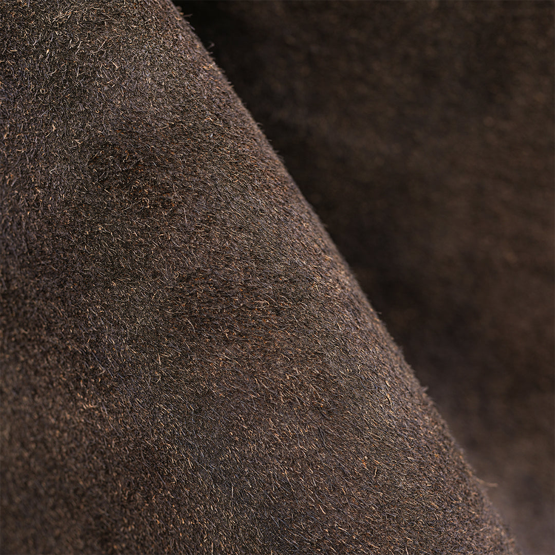 Grizzly Brown Full Grain  Water Buffalo Roughout (Leather Option)
