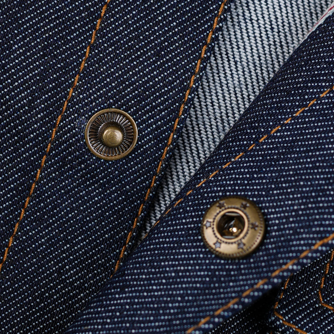 Selvedge Denim Overshirt 10 Oz (Indigo Blue)
