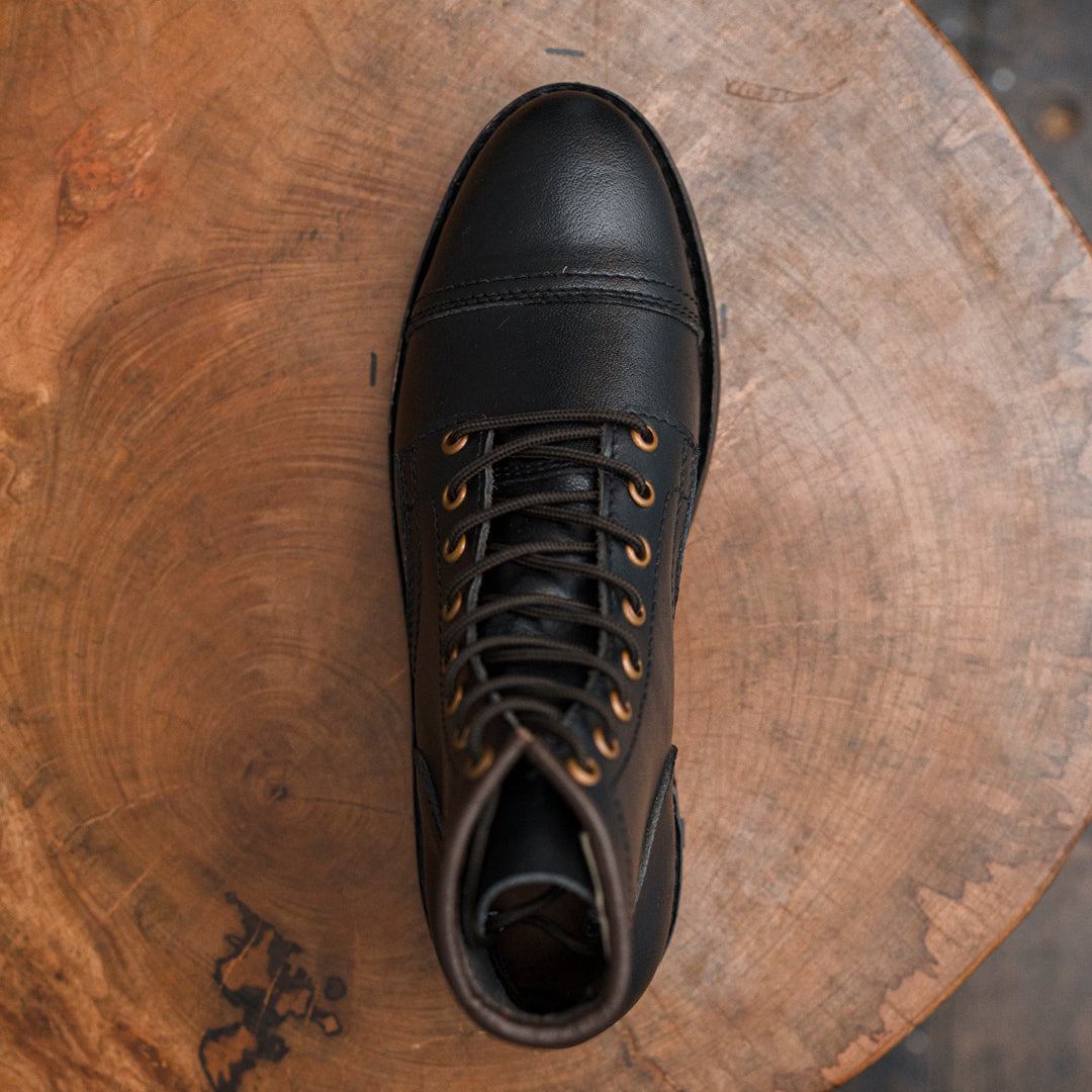Aspen Boots 6" (Raven Black) Goodyear Welted