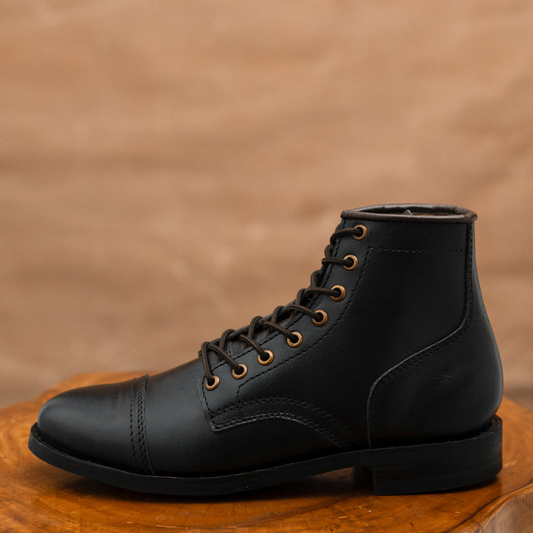 Aspen Boots 6" (Raven Black) Goodyear Welted