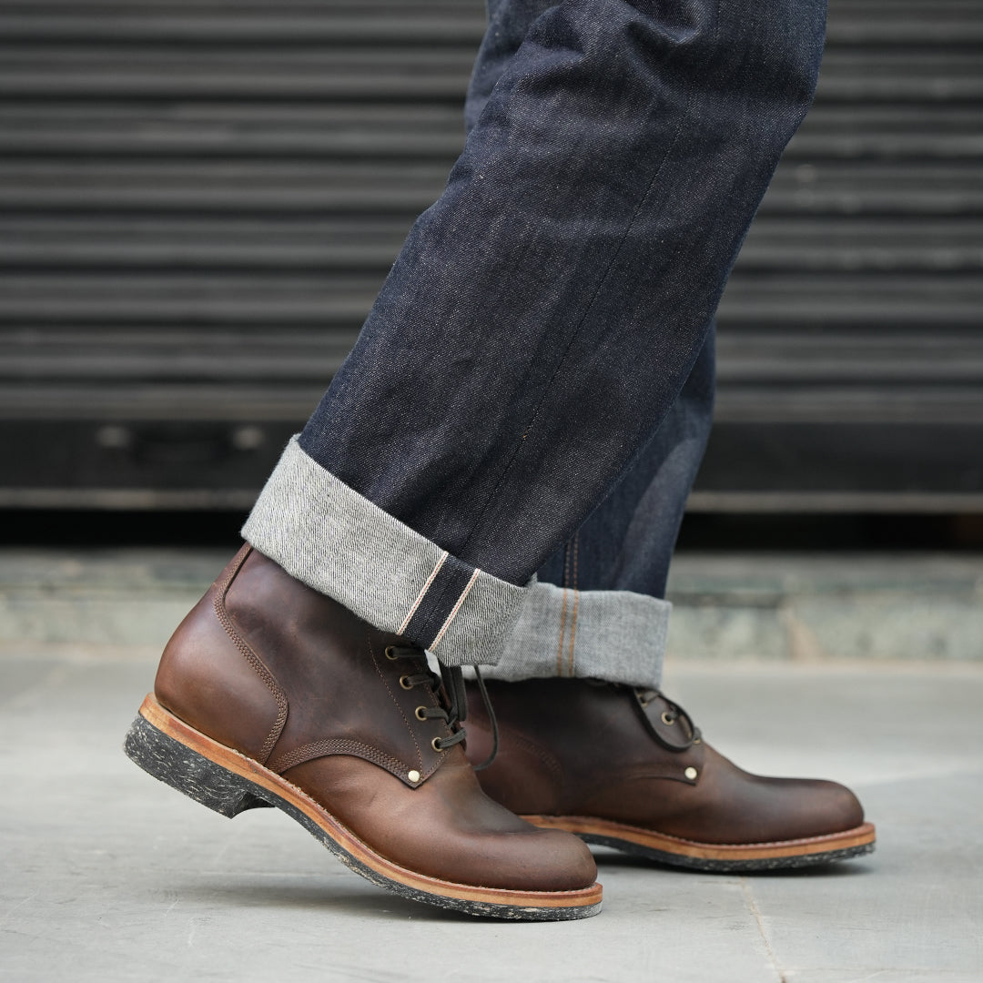 M-43 Boot 6" (Vintage Brown) Goodyear Welted