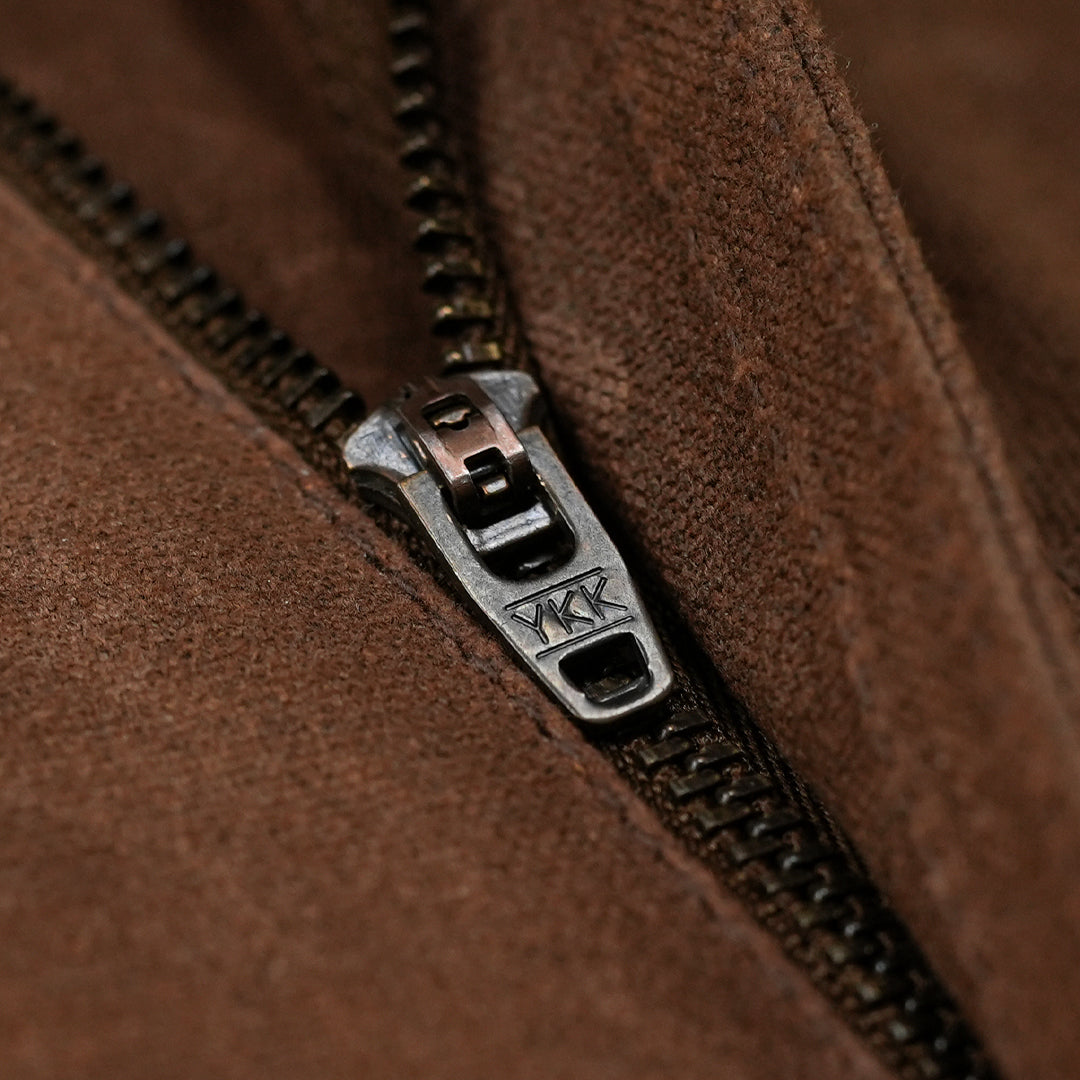 Five Pocket Bear Brown 12 Oz Hard Waxed Canvas Pants For Men (True Straight)