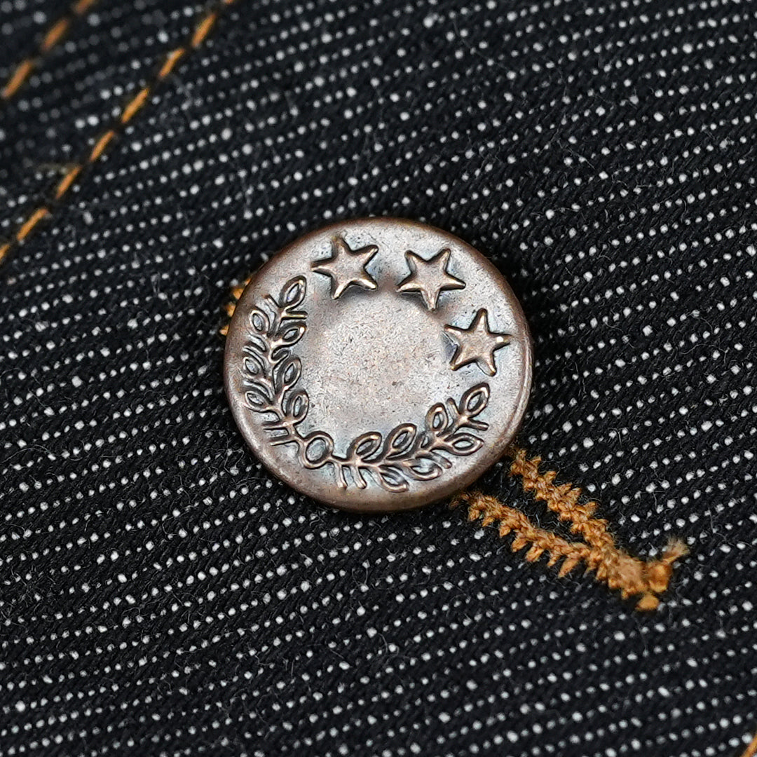 Trucker Type 2 Ghost Black 13 Oz Selvedge Denim