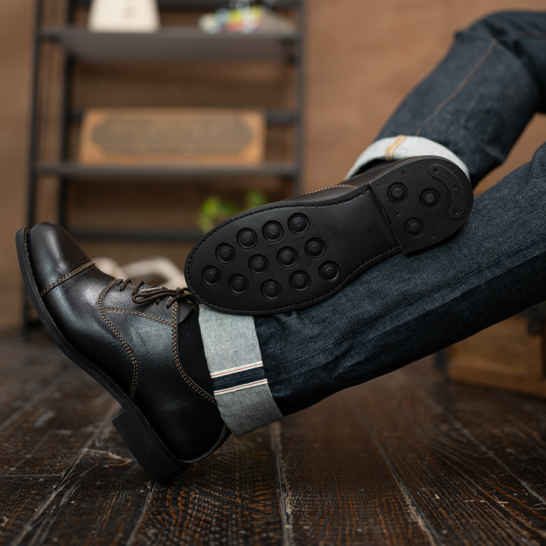 Duty Shoe (Raven Black) Goodyear Welted US 7 / Leather / Brown