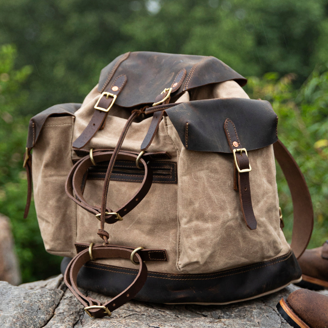 Jungle Rucksack (Sandstorm x Vintage Brown)