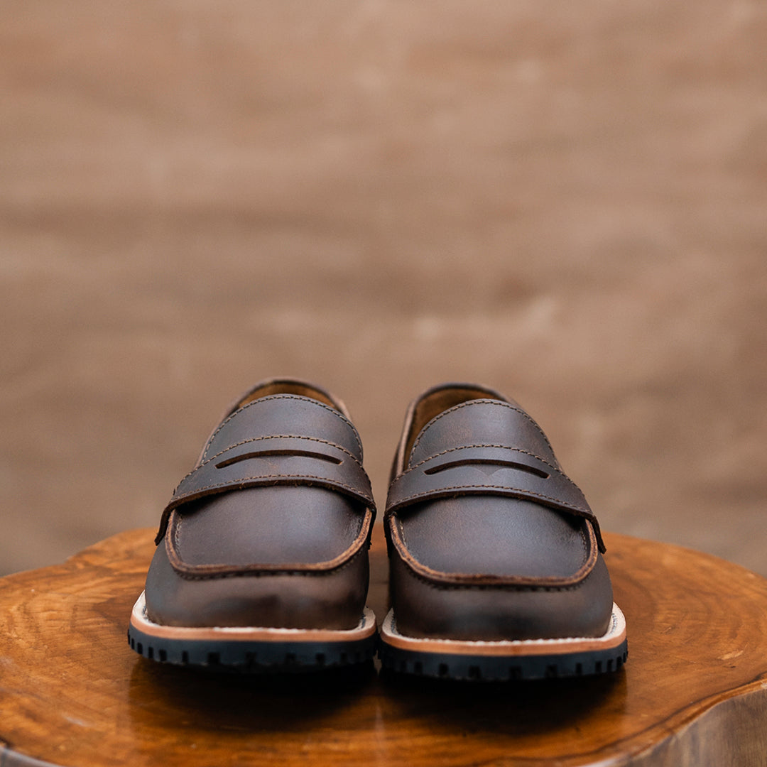 Oslo Penny Loafers (Vintage Brown) Goodyear Welted