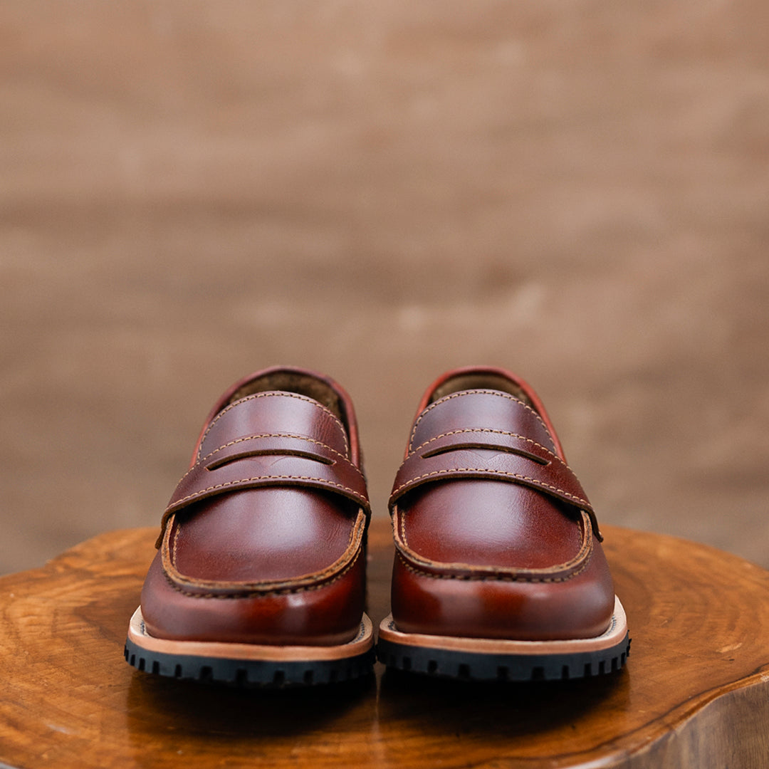 Oslo Penny Loafers (Saddle Tan) Goodyear Welted
