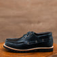 Voyager Boat Shoes (Raven Black) Goodyear Welted