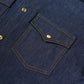 Selvedge Denim Overshirt 10 Oz (Indigo Blue)