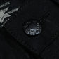 Double Knee Carpenter Double Black 14 Oz Selvedge Denim For Men (True Straight)