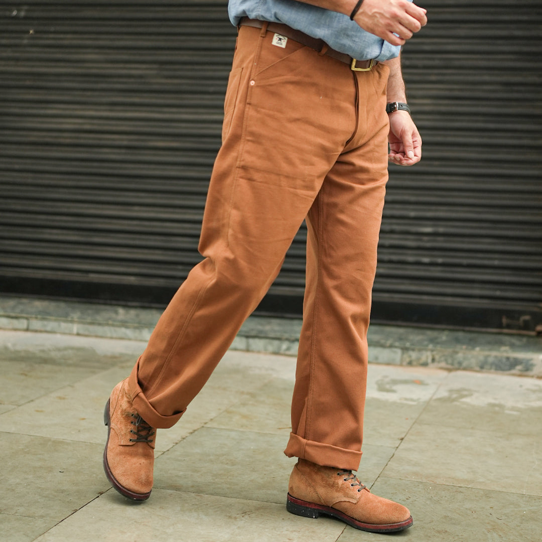 1930 Enginereeing Pants Duck Canvas Fox Brown