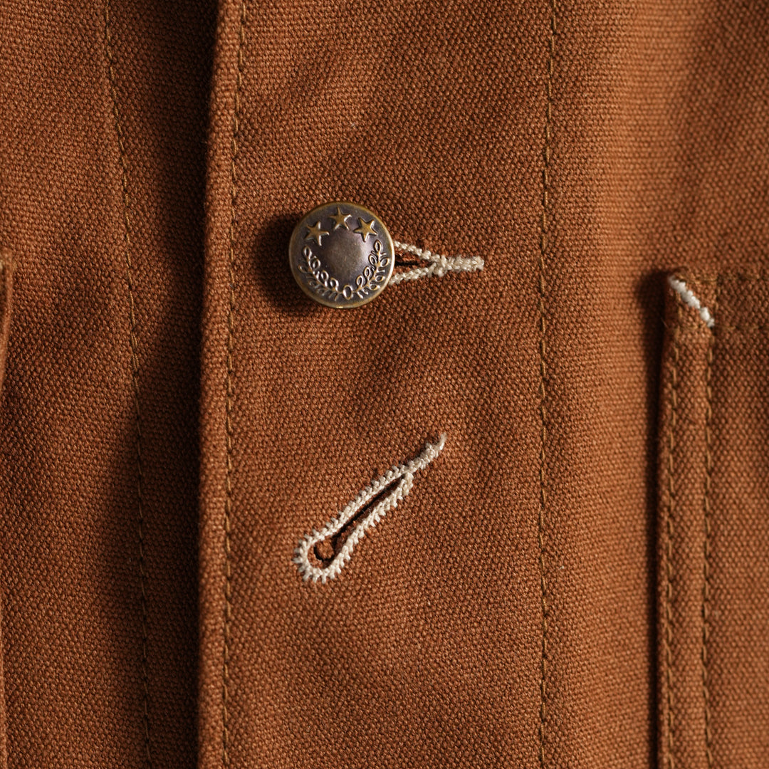 1930 Engineering Coverall Jacket Duck Canvas Fox Brown