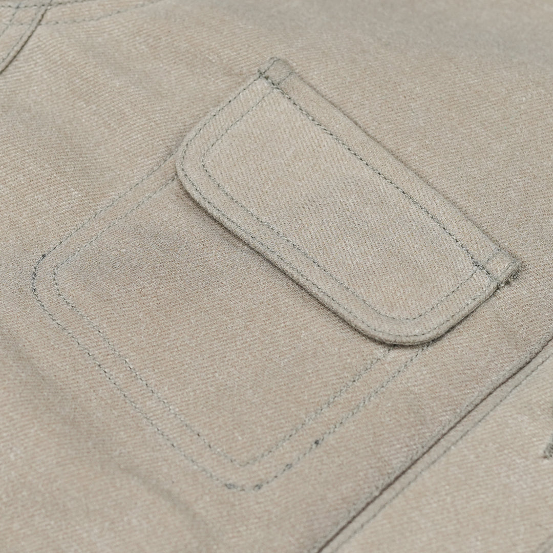 Chore Jacket Sandstorm 12 Oz Oil Waxed Twill