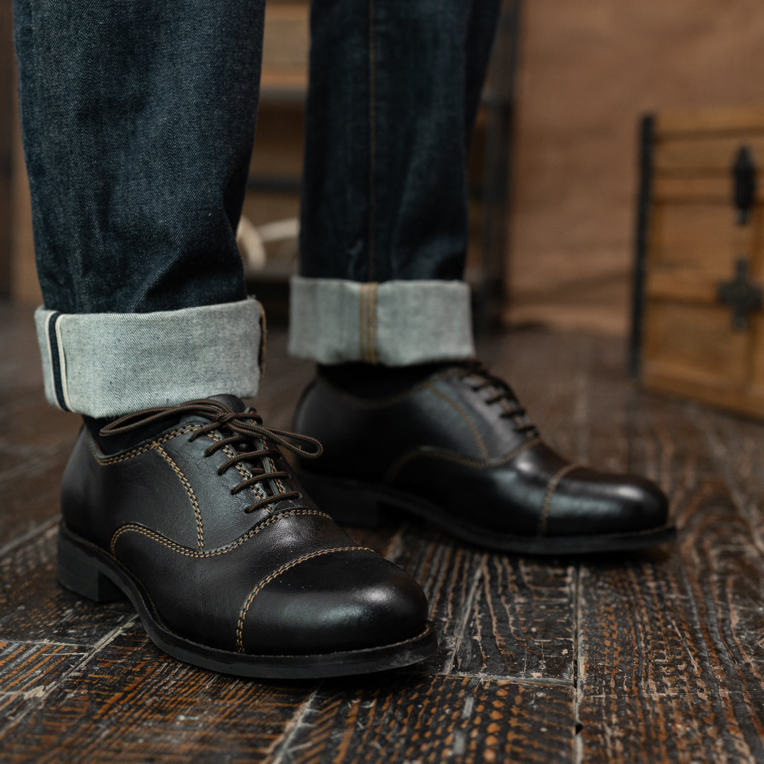 Duty Shoe (Raven Black) Goodyear Welted