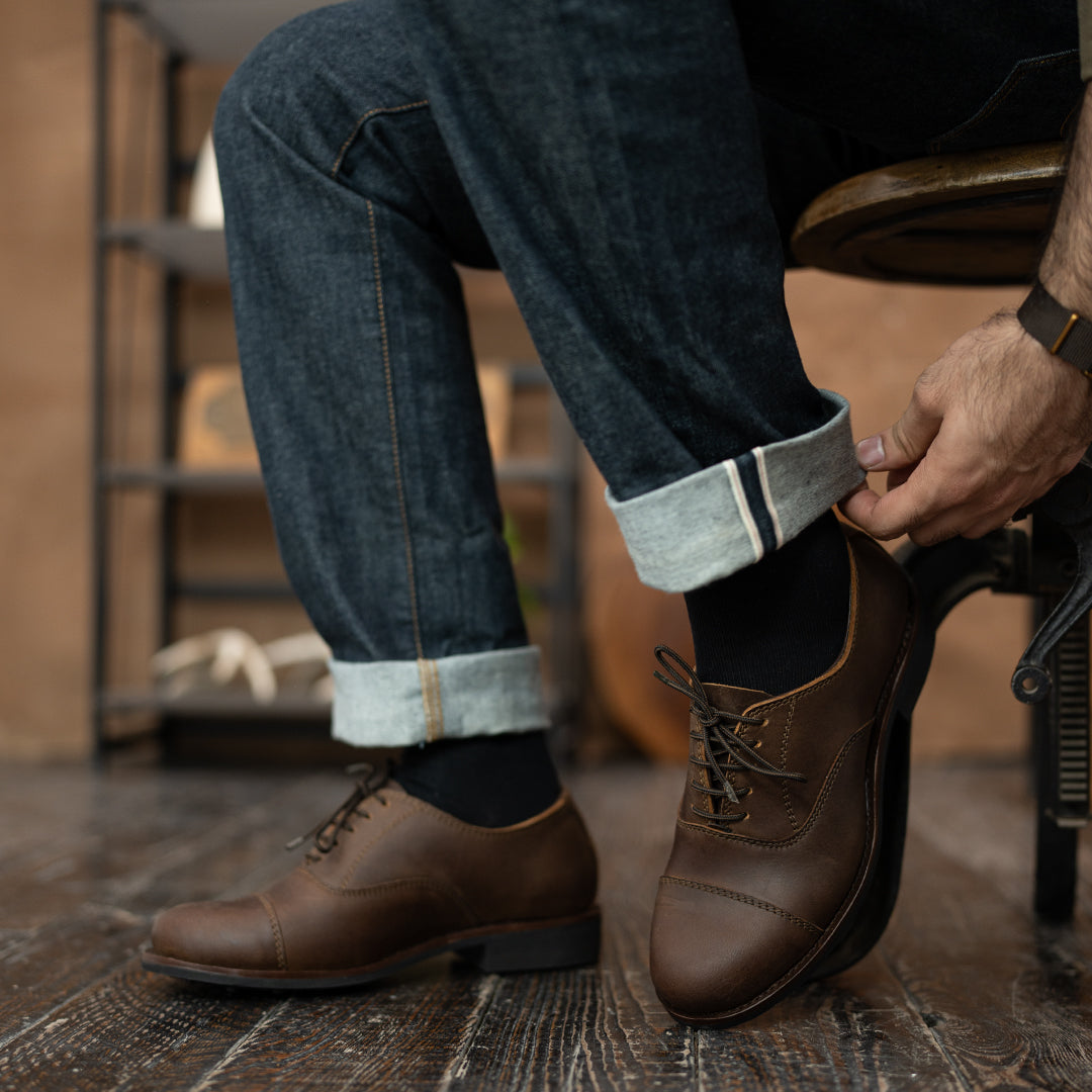 Duty Shoe (Vintage Brown) Goodyear Welted