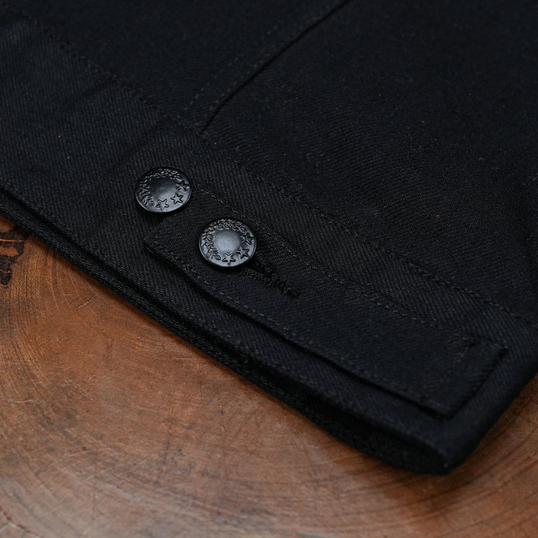 Trucker Type 2 Double Black 14 Oz Selvedge Denim