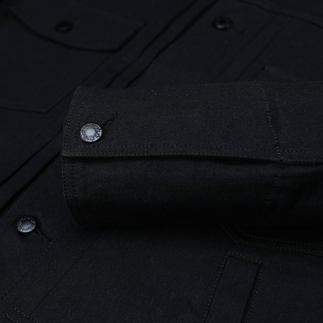 Trucker Type 2 Double Black 14 Oz Selvedge Denim