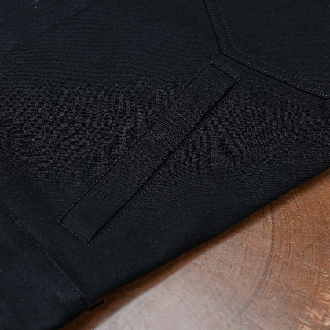 Trucker Type 2 Double Black 14 Oz Selvedge Denim