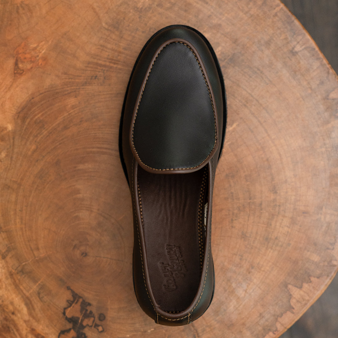 Belgian Loafers (Raven Black) Goodyear Welted