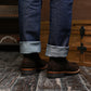 The Brandon Cap Toe Boots (Grizzly Brown) (Munson Last - Goodyear Welted)
