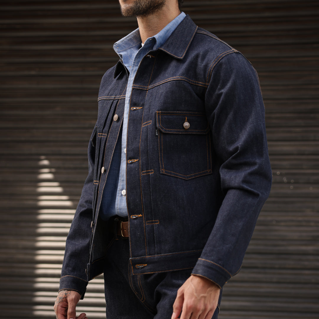 Trucker Type 2 Selvedge Blue Blood