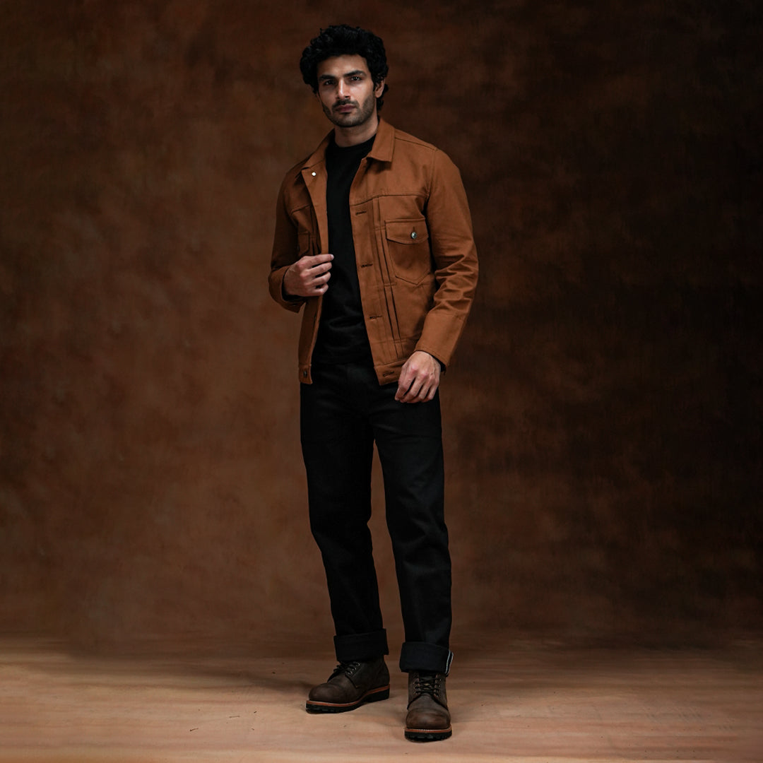 Trucker Type 2 Fox Brown 12 Oz Duck Canvas