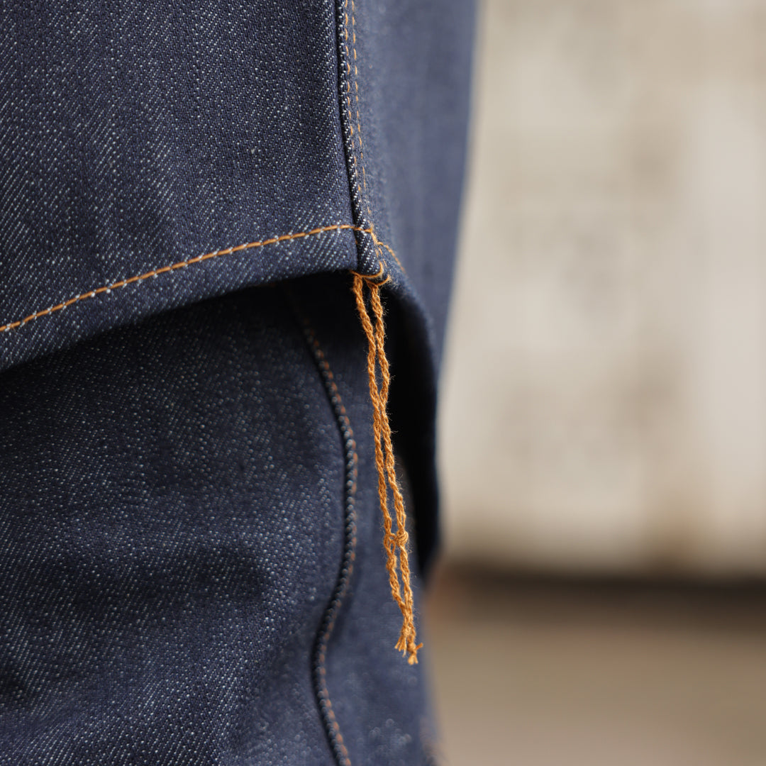 Western Over shirt Selvedge Blue Blood