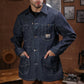 1930 Engineering Coverall Jacket Raw Denim Old Iron Blue