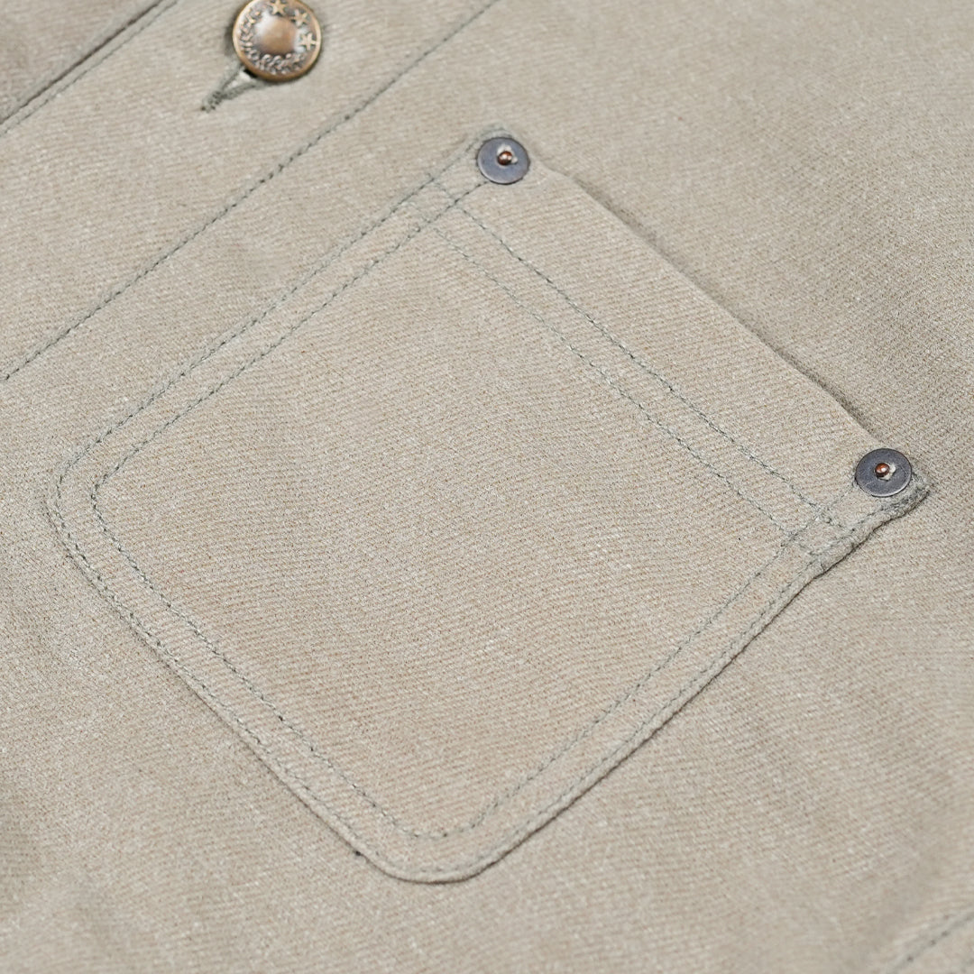 Chore Jacket Sandstorm 12 Oz Oil Waxed Twill