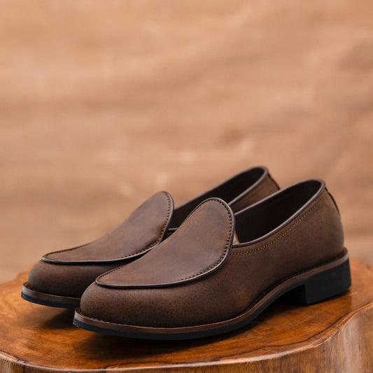 Belgian Loafers (Vintage Brown) Goodyear Welted