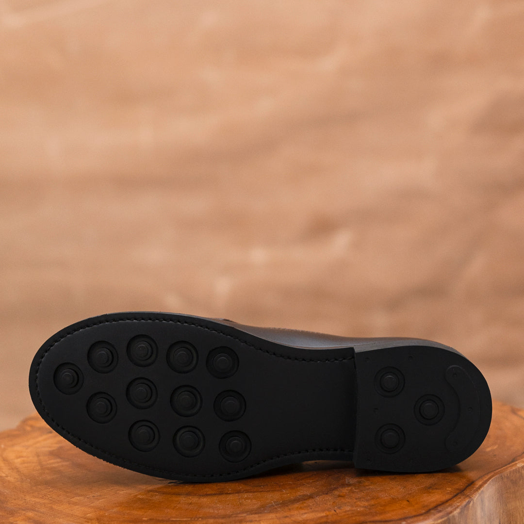 Belgian Loafers (Raven Black) Goodyear Welted