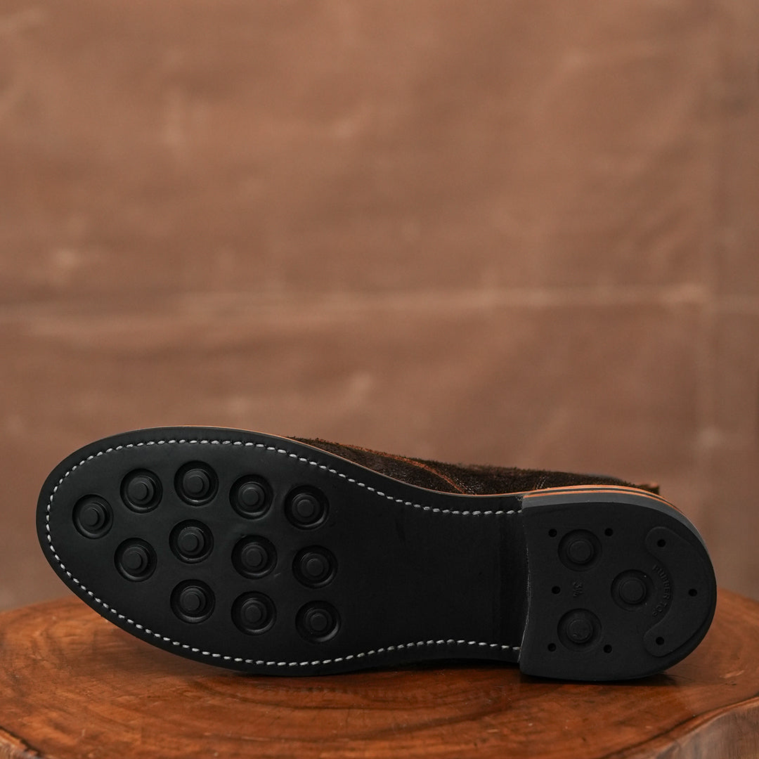 Grizzly Brown Full Grain  Water Buffalo Roughout (Leather Option)