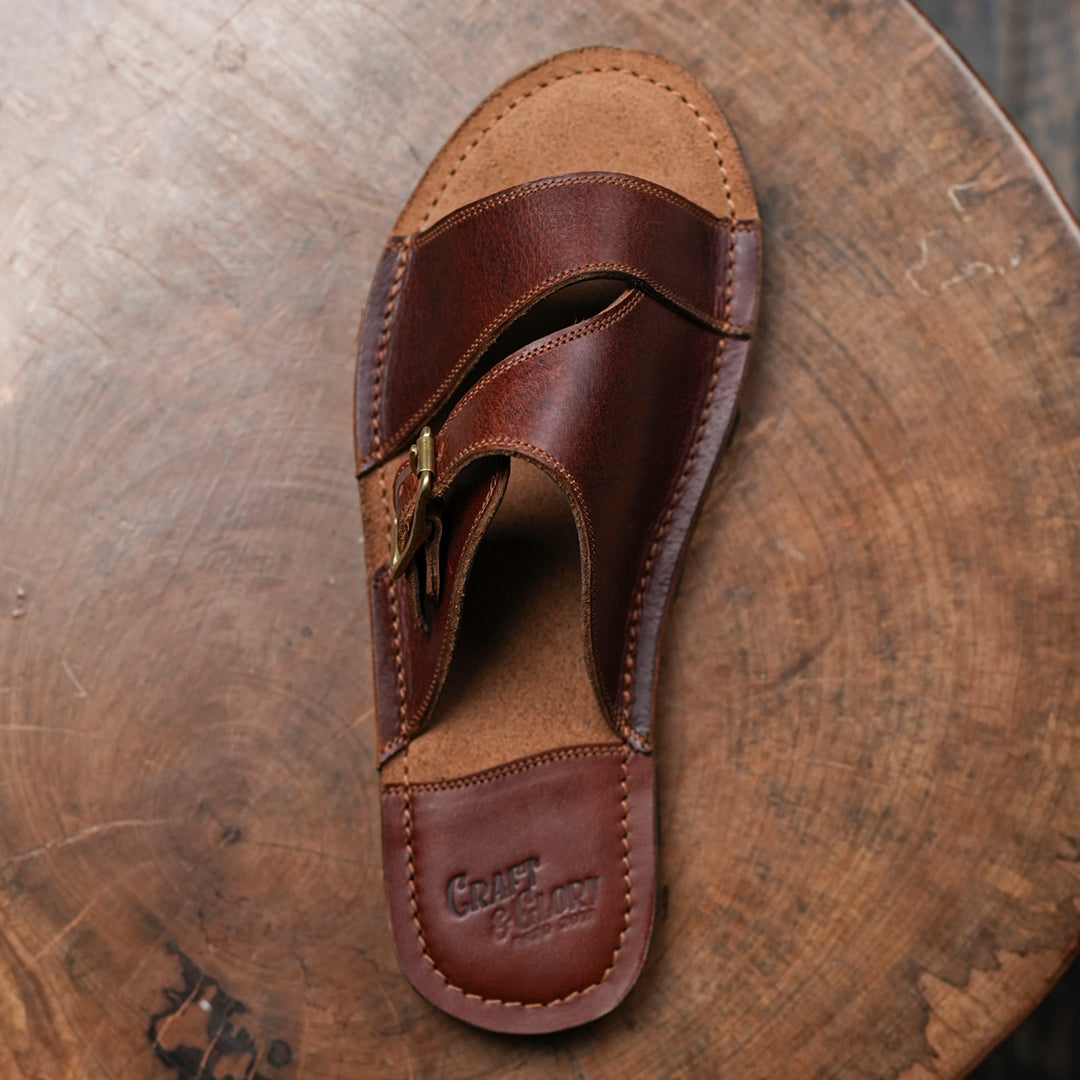 Harbor Slides (Saddle Tan)
