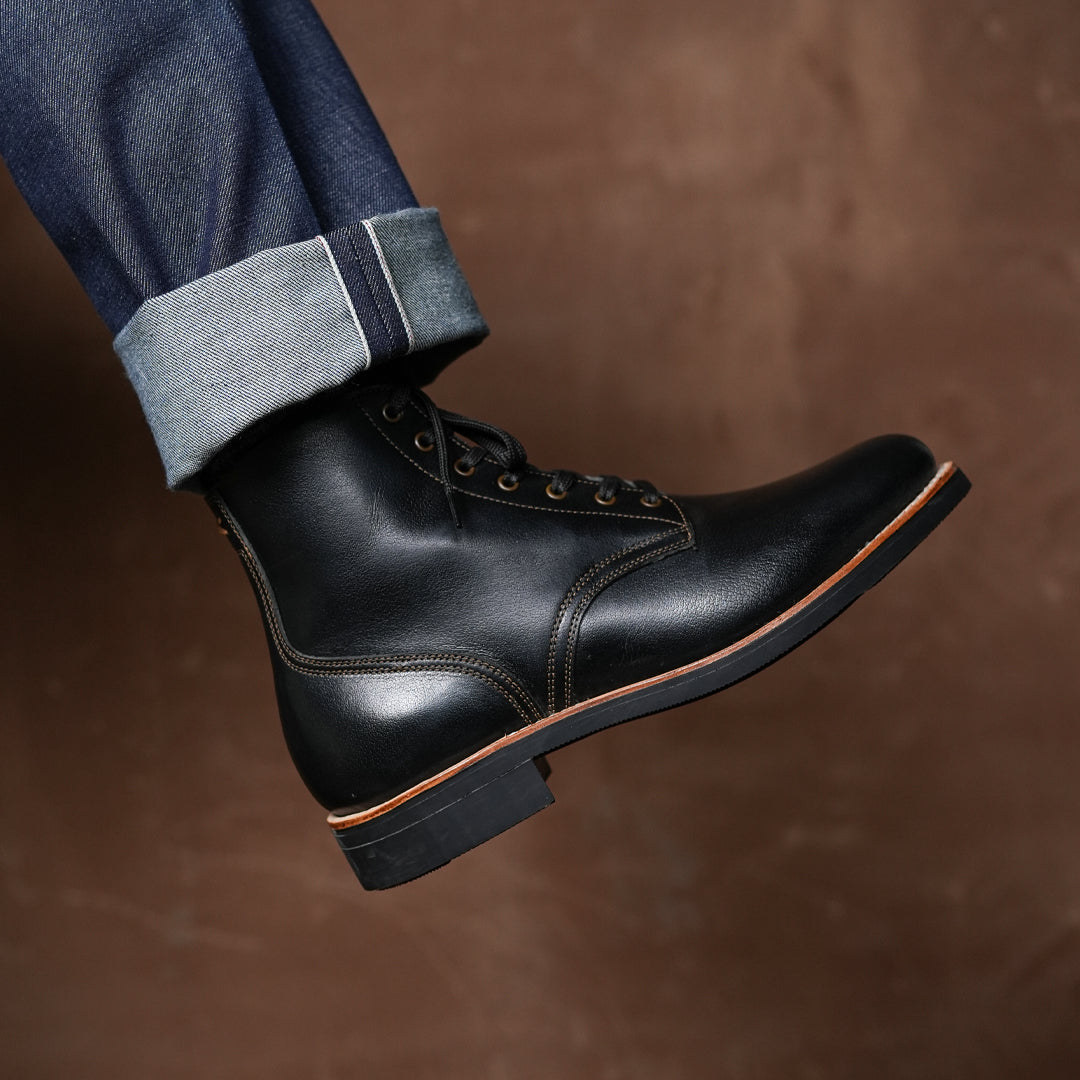 The Craft Boondocker Boots (Raven Black) Goodyear Welted