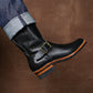 The Foundry Engineer Boots (Raven Black) Goodyear Welted