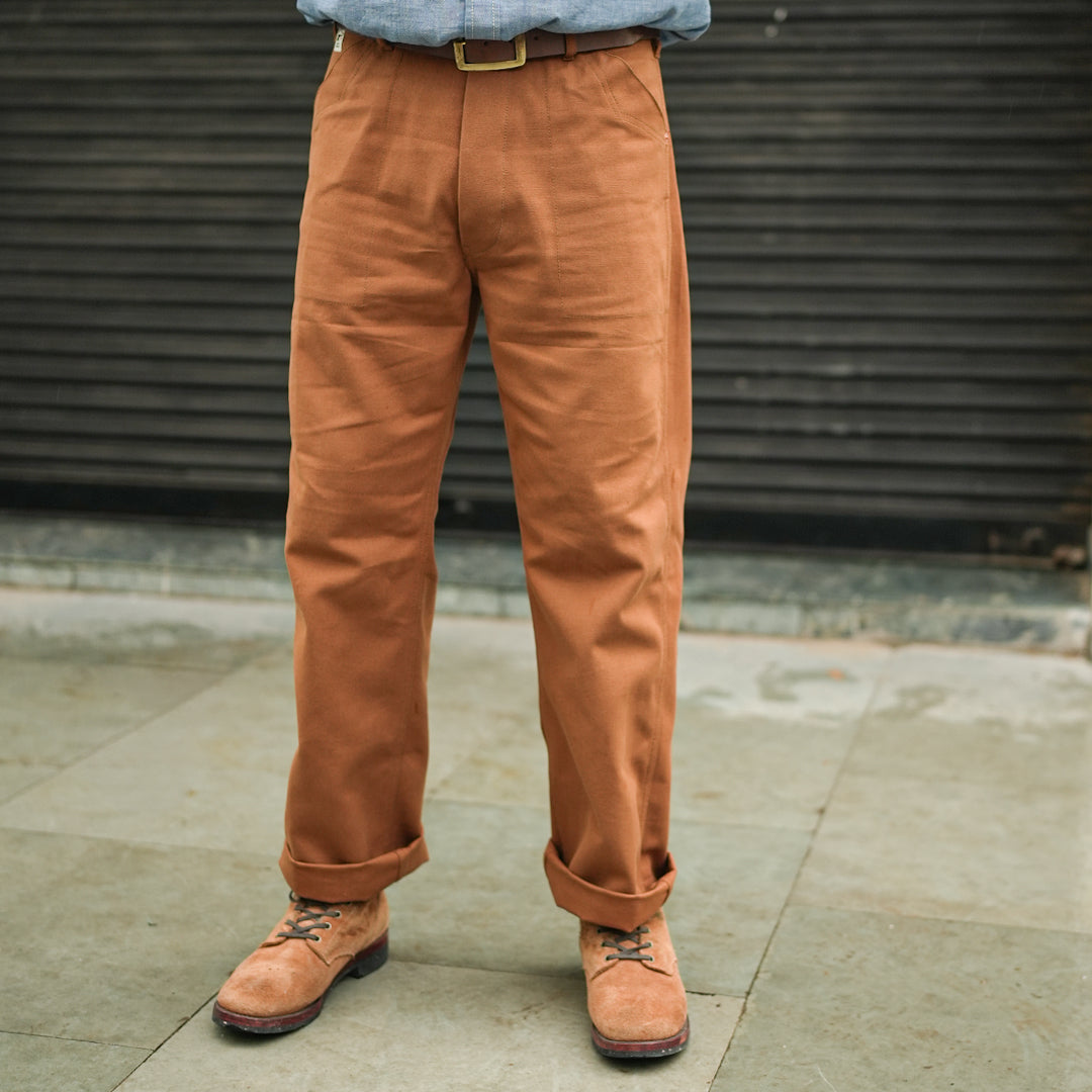1930 Enginereeing Pants Duck Canvas Fox Brown