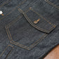 Trucker Type 2 Ghost Black 13 Oz Selvedge Denim